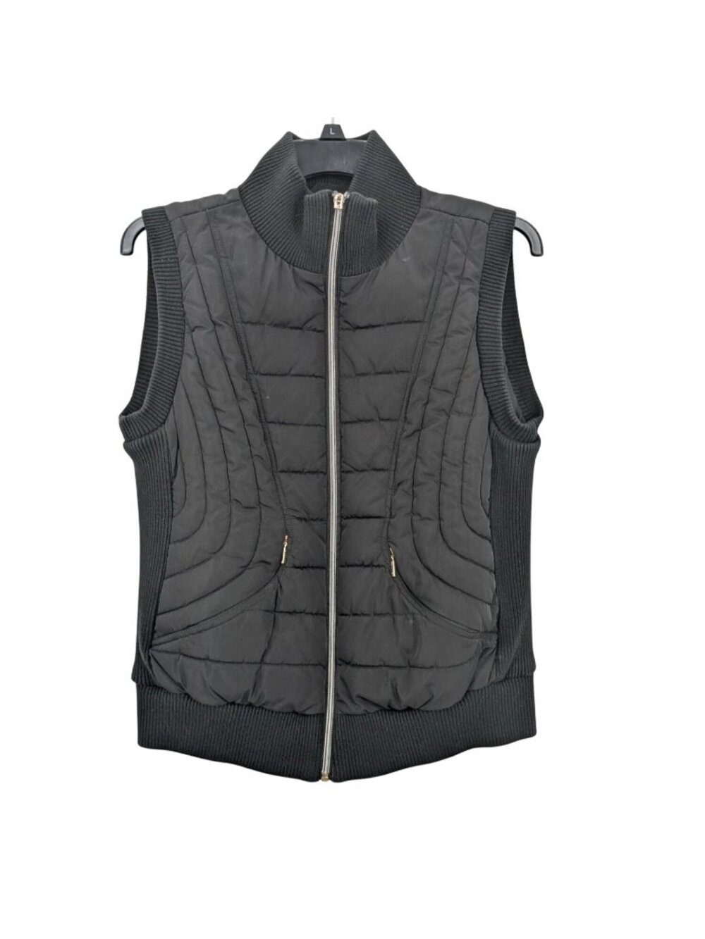 Calvin Klein Performance Quilted Puffer Vest Gorpcore Athleisure Full Zip Medium